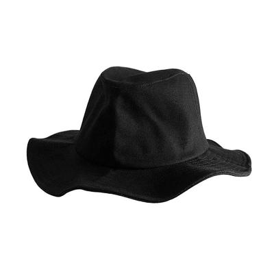 黑色渔夫帽山本风防晒宽檐大头围