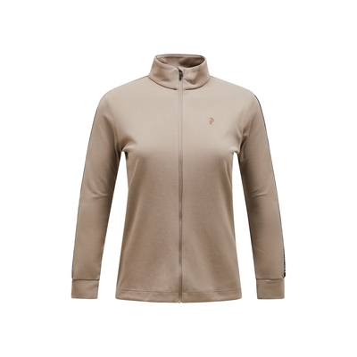 Peak Performance壁克峰女子高尔夫长袖休闲运动简约百搭拉链上衣