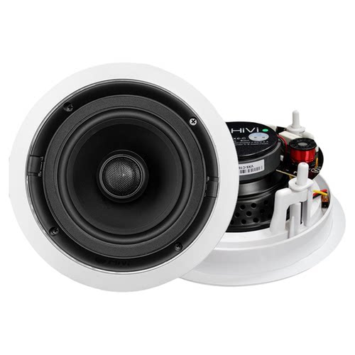Hivi/惠威 VX6-C定阻同轴环绕立体声吸顶喇叭套装广播会议音响