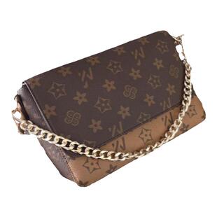 优草坊女包新款高级感流浪包复古小方包休闲时尚老花单肩斜挎包潮