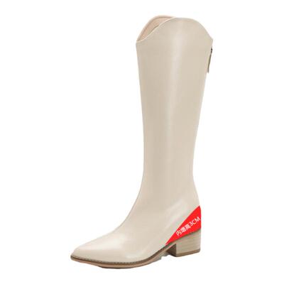 小码女靴313233内增高不过膝长靴