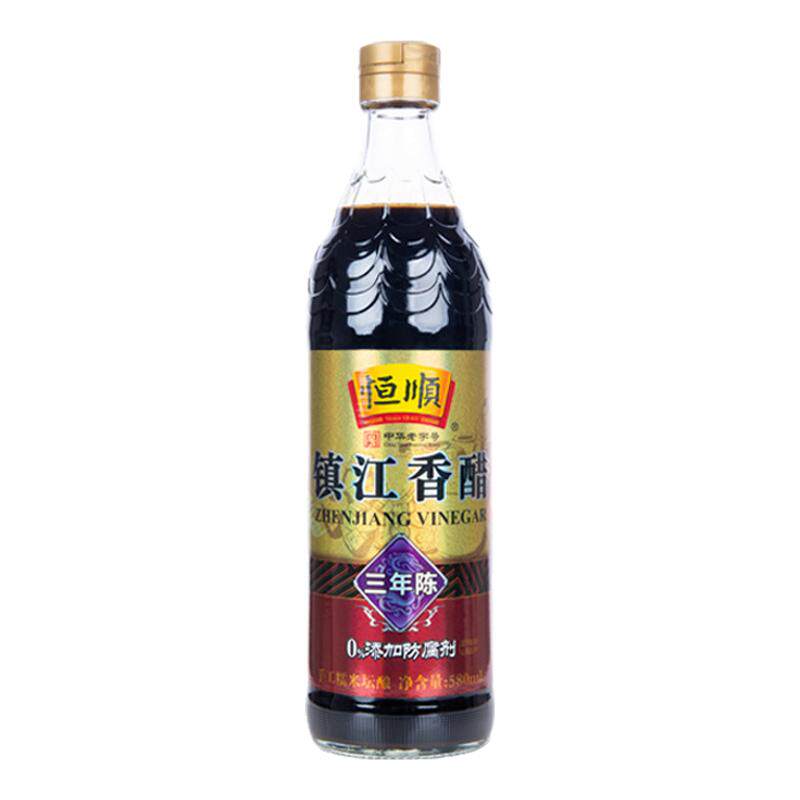 恒顺香醋三年陈580ml蘸食炒菜