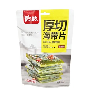 路路厚切海带片108g*4包香辣泡椒味海带零食办公休闲食品解馋下午