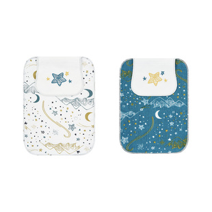 Nest Designs婴儿纱布吸汗巾儿童幼儿园垫背巾宝宝隔汗巾2件装