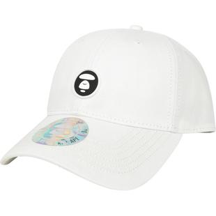 Aape旗舰店配饰猿人徽章字母刺绣纯色简约鸭舌帽棒球帽4865XXL