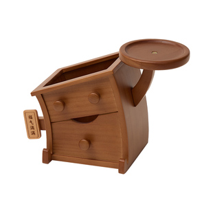 梵瀚 实木遥控器收纳盒客厅茶几新年礼物桌面摆件多功能杂物整理