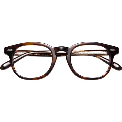 日式优雅！右店日本重工手作唐草花纹复古感板材近视男女眼镜框