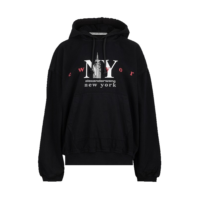 AlexanderWang连帽套头卫衣女士