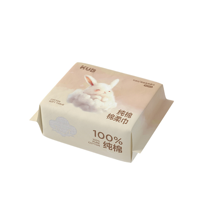 可优比纯棉柔巾1包80抽