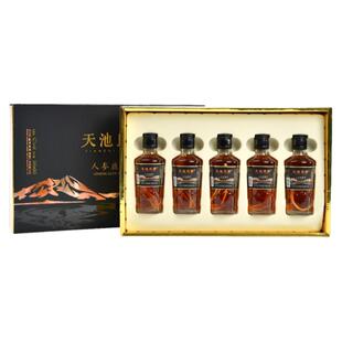 天池良源长白山抚松人参酒过节佳品五粮原浆瓶装泡酒礼盒装42度