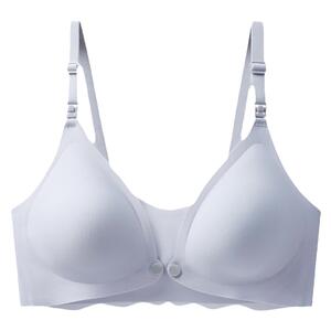 哺乳内衣防下垂聚拢产后喂奶防走光前开扣孕妇期专用母乳文胸薄款