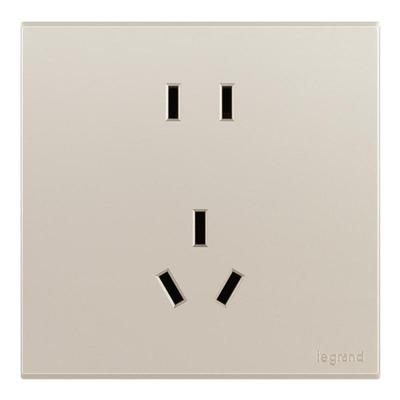 罗格朗开关插座面板粉铂金86型