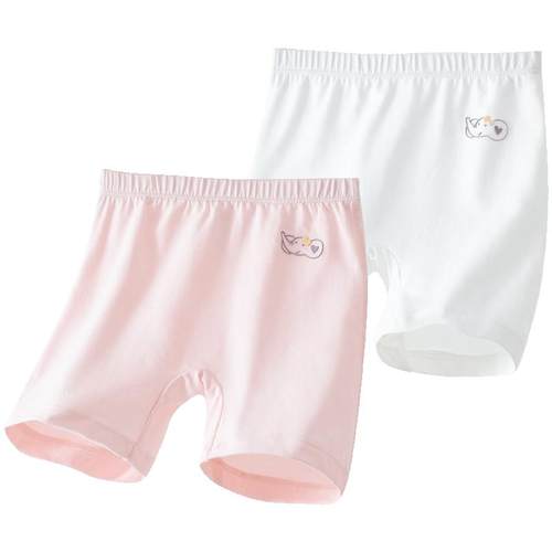 丽婴房女童防走光安全裤内裤二合一小女孩夏季薄款纯棉宝宝保险裤