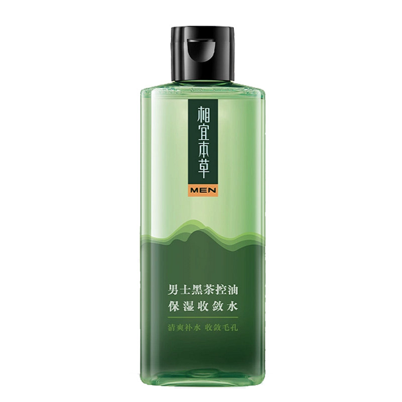 相宜本草黑茶男士收敛水200ml