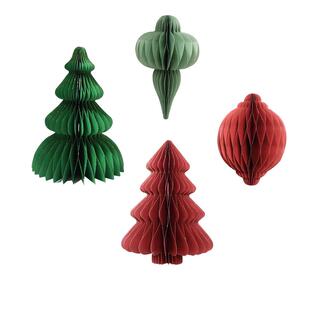 圣诞美陈折纸圣诞新年元旦圣诞树装饰摆件挂件小树高级感店面装饰