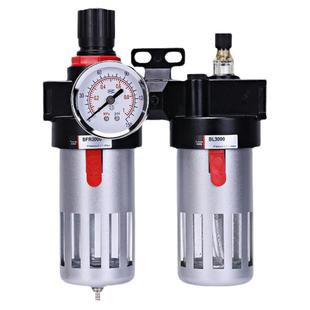 AFC2000油水分离器空压机AFR气泵调压阀气动AR水气过滤器AL减压阀