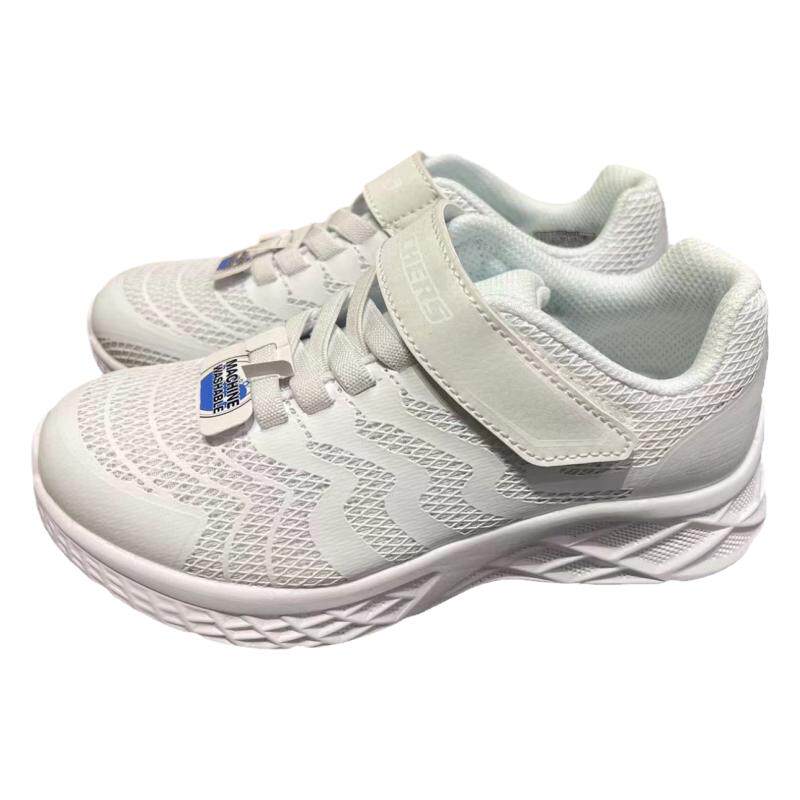 Skechers斯凯奇男童鞋新款轻便透气休闲鞋魔术贴小白鞋403922L