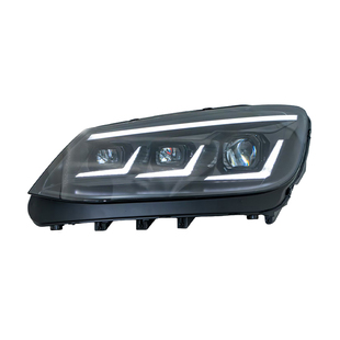 适用于12-19款大众夏朗大灯总成Sharan改装LED透镜日行灯流光转向