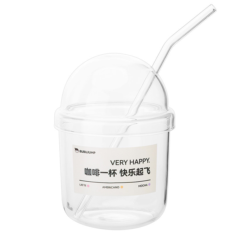 高颜值玻璃杯网红bobo杯