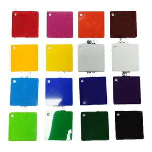 彩色亚克力板有色亚克力板不透明压克力材料有机玻璃装饰板UV加工