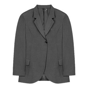 Unawares.单排扣宽松廓形西装外套女oversize解构风西装上衣