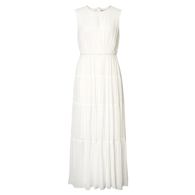 La Koradior拉珂蒂2025商场同款100桑蚕丝无袖优雅真丝连衣裙女