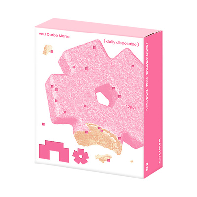 悬粒碳水系列日抛2片大小直径NANODOTS美瞳彩色隐形眼镜红色蓝cos