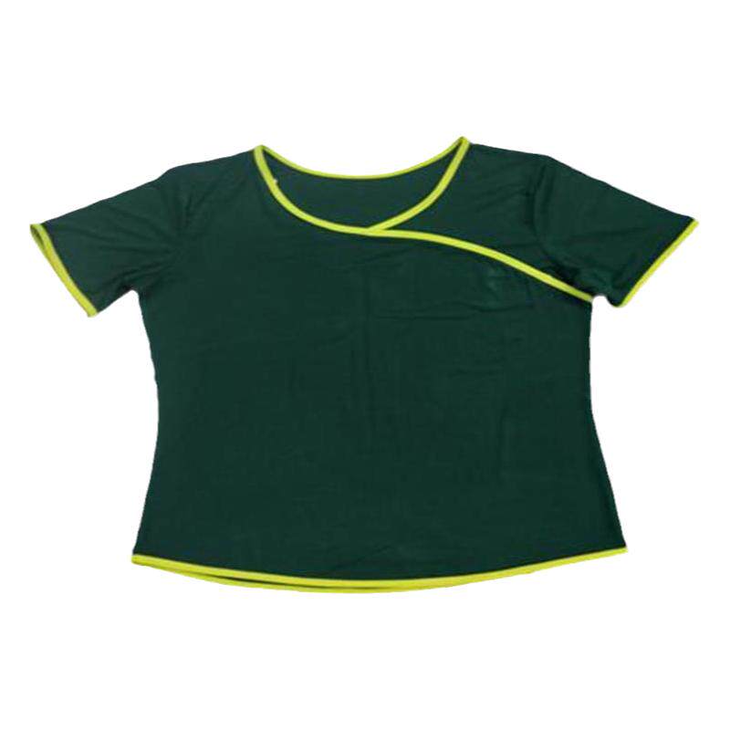 瑜伽服女单件上衣春夏款莫代尔大码广场舞跳操舞蹈服健身服愈加服