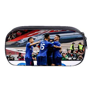 CSL中超联赛足球笔袋铅大容量笔盒高颜值文具盒文具袋高中生初中生男孩子小学生用多功能铅笔盒男女儿童学生