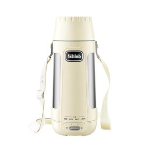 施诺布烧水杯便携式烧水壶旅行热水壶办公室加热杯小型外出保温杯