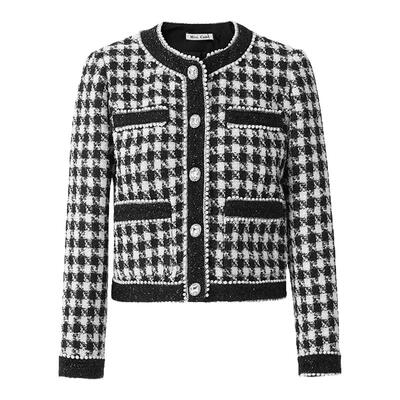 Misi,Camii高仿珍珠织带花呢外套