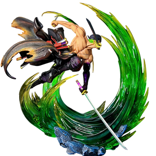 海贼王GK系列流樱阎魔漂移索隆手办鹰眼雕像模型航海王周边礼物