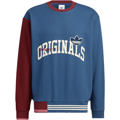 三叶草男子运动休闲套头卫衣