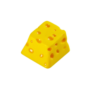 奶酪个性键帽单个树脂机械键盘帽客制化键帽可替换ESC创意礼物