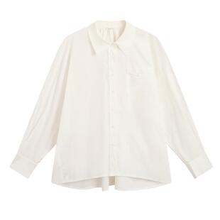 紫涵粉色遮阳长袖衬衫外套女士夏季新款宽松薄款翻领淡人外搭上衣