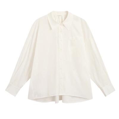 紫涵粉色遮阳长袖衬衫外套女士夏季新款宽松薄款翻领淡人外搭上衣