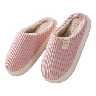 大嘴猴棉拖鞋女2025新款室内家居静音防臭冬季加绒包跟情侣男外穿