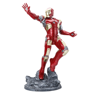 钢铁侠手办模型MK43摆件复仇者联盟漫威树脂雕像生日礼物高53CM