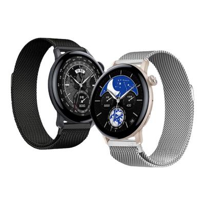 适用vivowatch5手表带watchGT2按键拆GT米兰双磁吸watch3腕表带watch2运动iqoo月光白智能手表男士女生表链