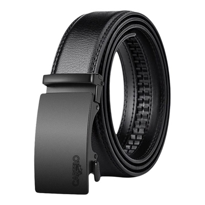 卡帝乐鳄鱼皮带男士自动扣