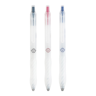 低重心刷题笔初高中生专用CS双珠速干防水按动中性笔黑色签字笔