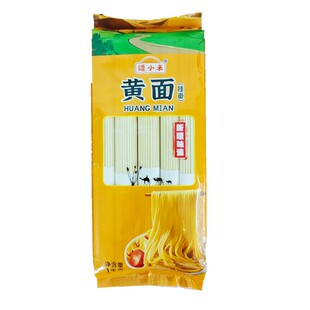 疆小来新疆特产黄面凉面耐煮劲道袋装挂面圆面美味速食非油炸1kg