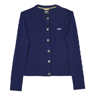 UNICARE纽扣针织开衫长袖毛衣 春秋冬保暖百搭打底衫上衣外套2026