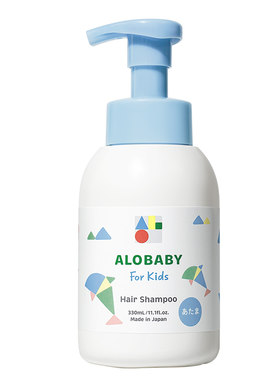 alobaby安诺宝春夏温和止痒洗发泡沫柔顺儿童专用洗发水330ml