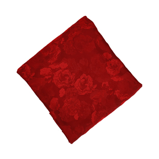 布艺岛  暗红色深夜玫瑰暗纹提花印花面料 连衣裙旗袍汉服diy布料