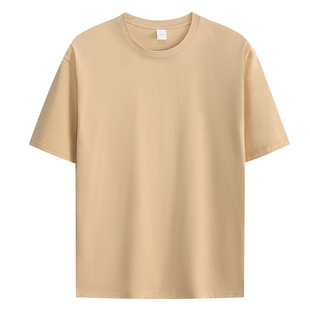 纯棉短袖T恤diy定制广告衫彩色半袖班服印字图企业团体工作服logo