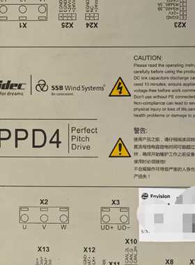 Nidec SSB PPD4变桨驱动器，型号PPD4，适配S