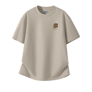 回力男士短袖t恤美式复古潮牌男装2026新款华夫格半截袖男款夏季D