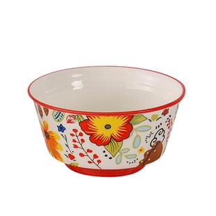 景德镇陶瓷餐具碗家用2025新款过年防烫米饭碗4/6/10个饭碗不烫手