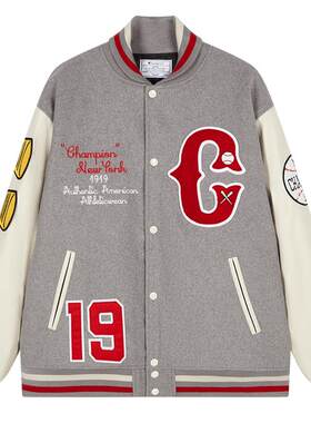 Champion冠军复古棒球服外套男